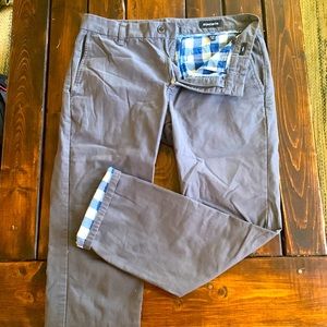 Bonobos - Flannel Lined Chino - Slate Gray - 30x28